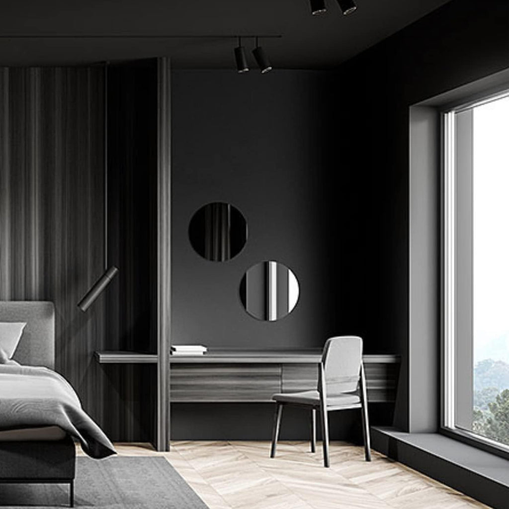 Round Luxe Glass Wall Mirror — 70" - View 4