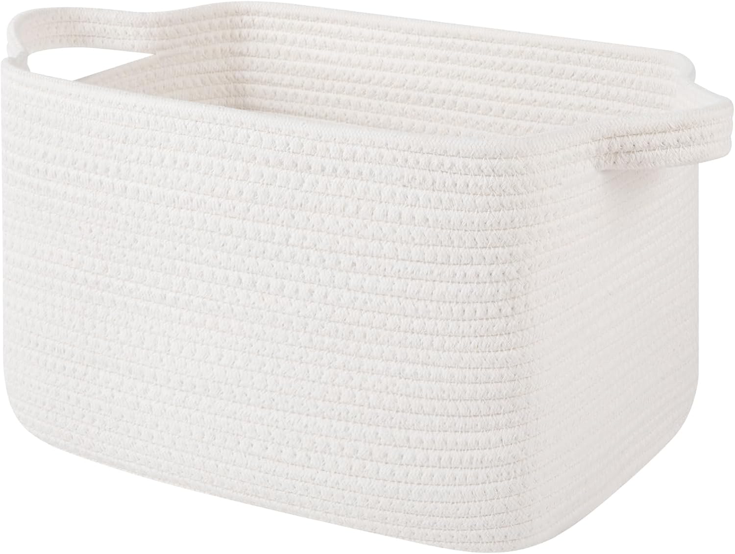 Boho Black Storage Bin — 13" — White