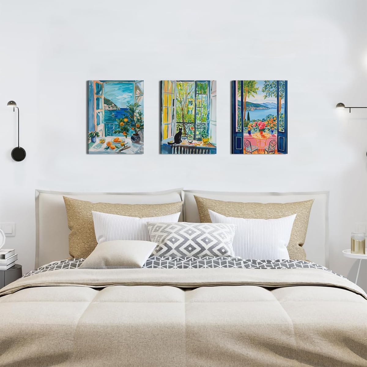 Framed Green Wall Decor — 24" - View 3