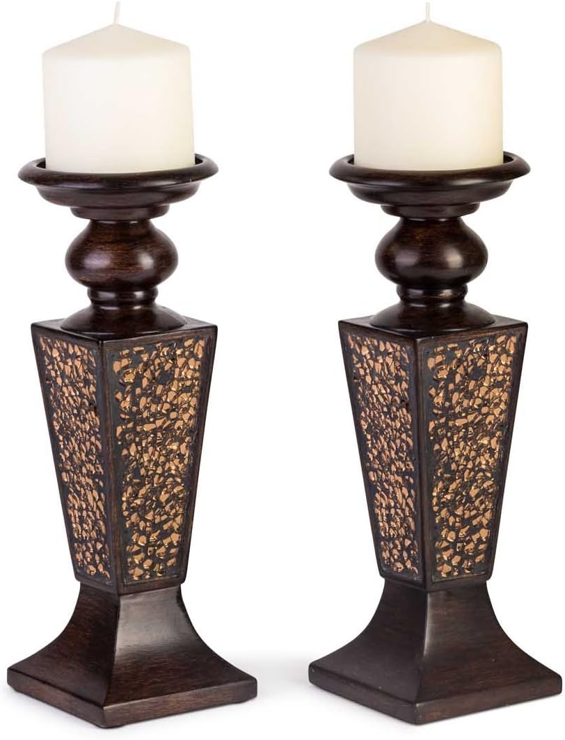 Wax Pillar Candle — Set of 2 - View 8