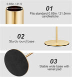 Luxe Black Candle — Set of 6 - View 6