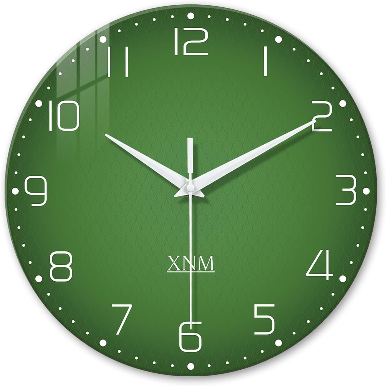 Battery Operated Modern Black Wall Clock — 24" — 14 Inch