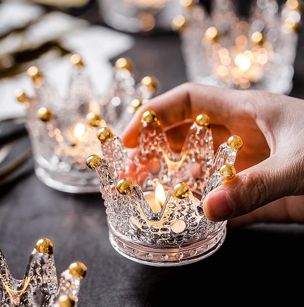 Gold Candle — Set of 12 — Gold Tips