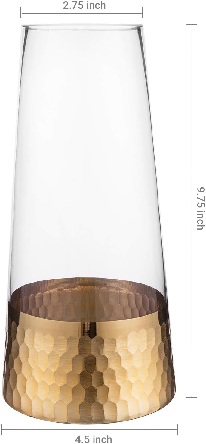 Luxe Beige Flower Vase — 10" - View 4