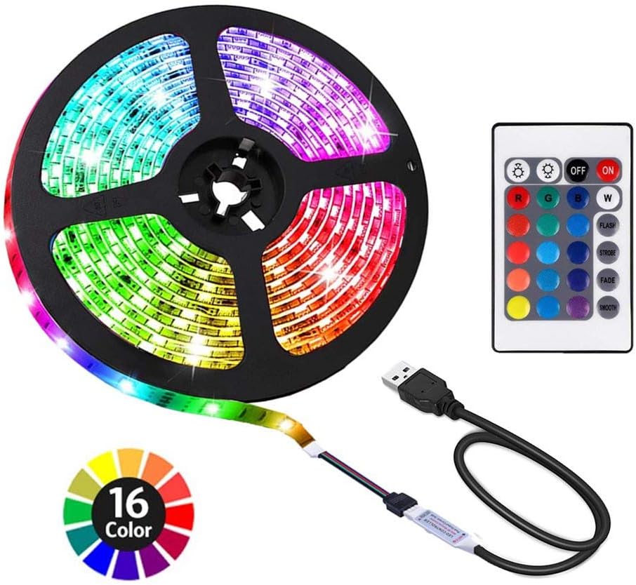 USB Metal LED Strip Lights — 9.84 feet