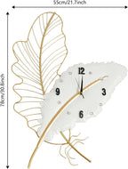 Battery Operated Luxe Black Wall Clock — 8" - View 7