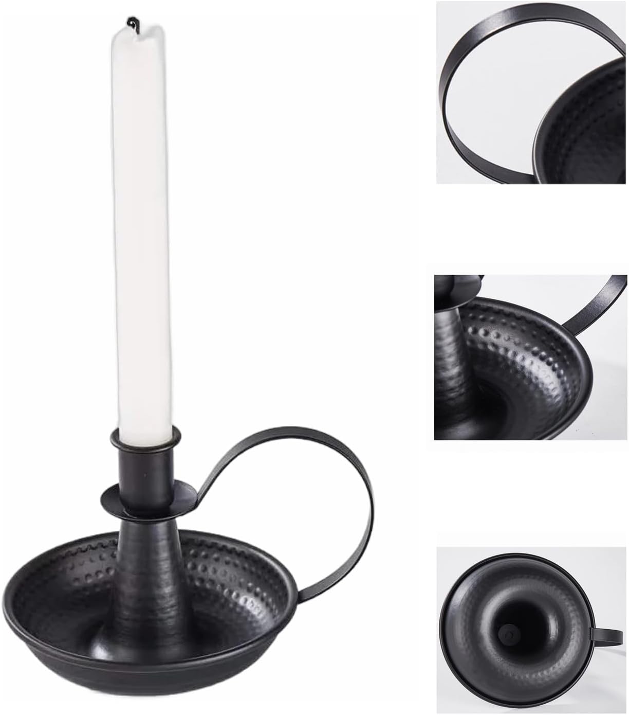 Farmhouse Metal Candle - View 3