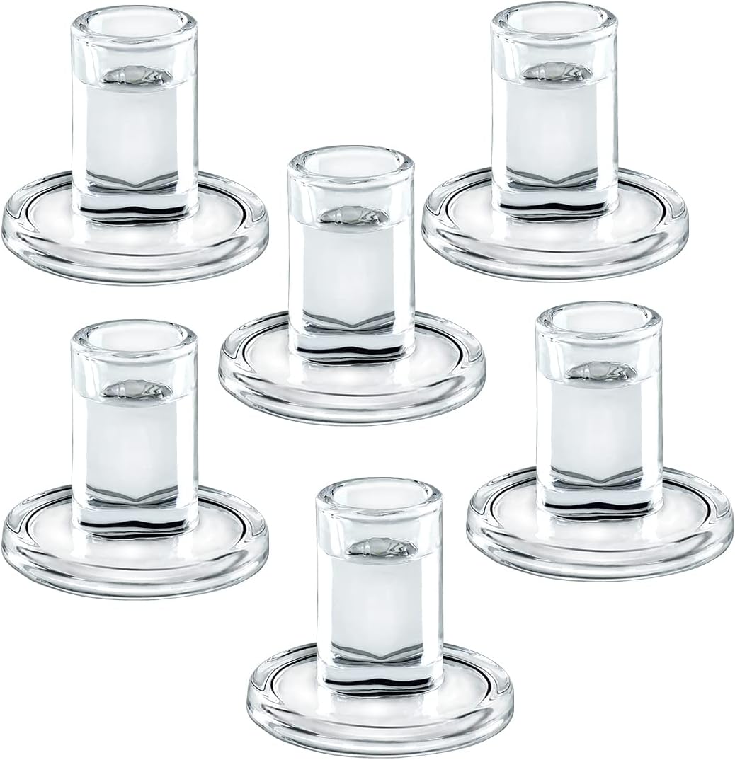 Luxe Gold Candle — 8" — Clear