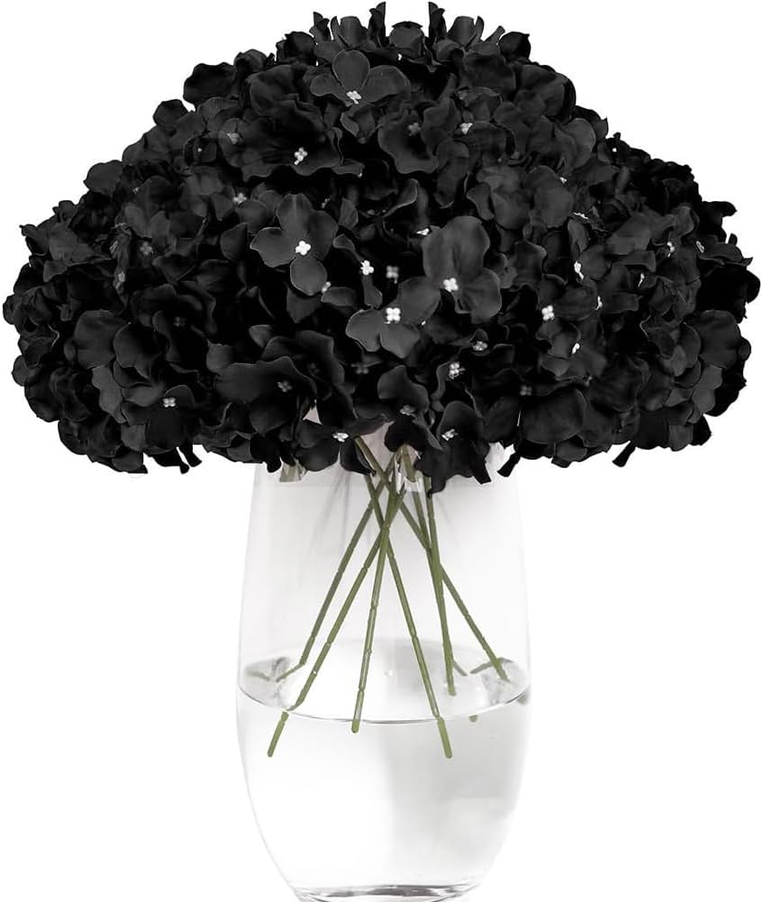 Black Artificial Flowers — Black
