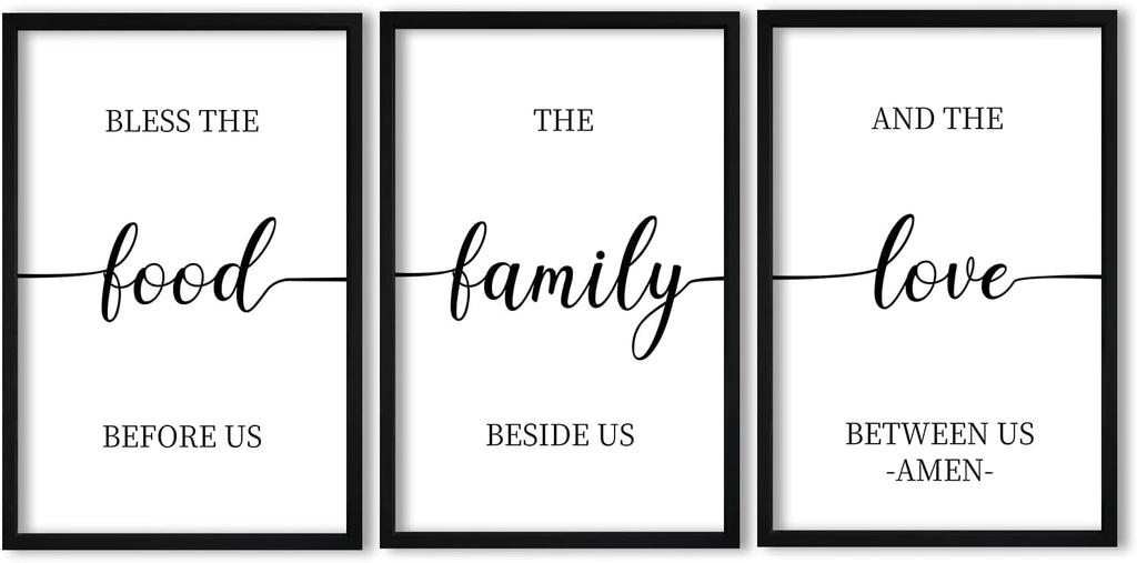 Framed Farmhouse Black Wall Art — 24" — 16"L x 11"W