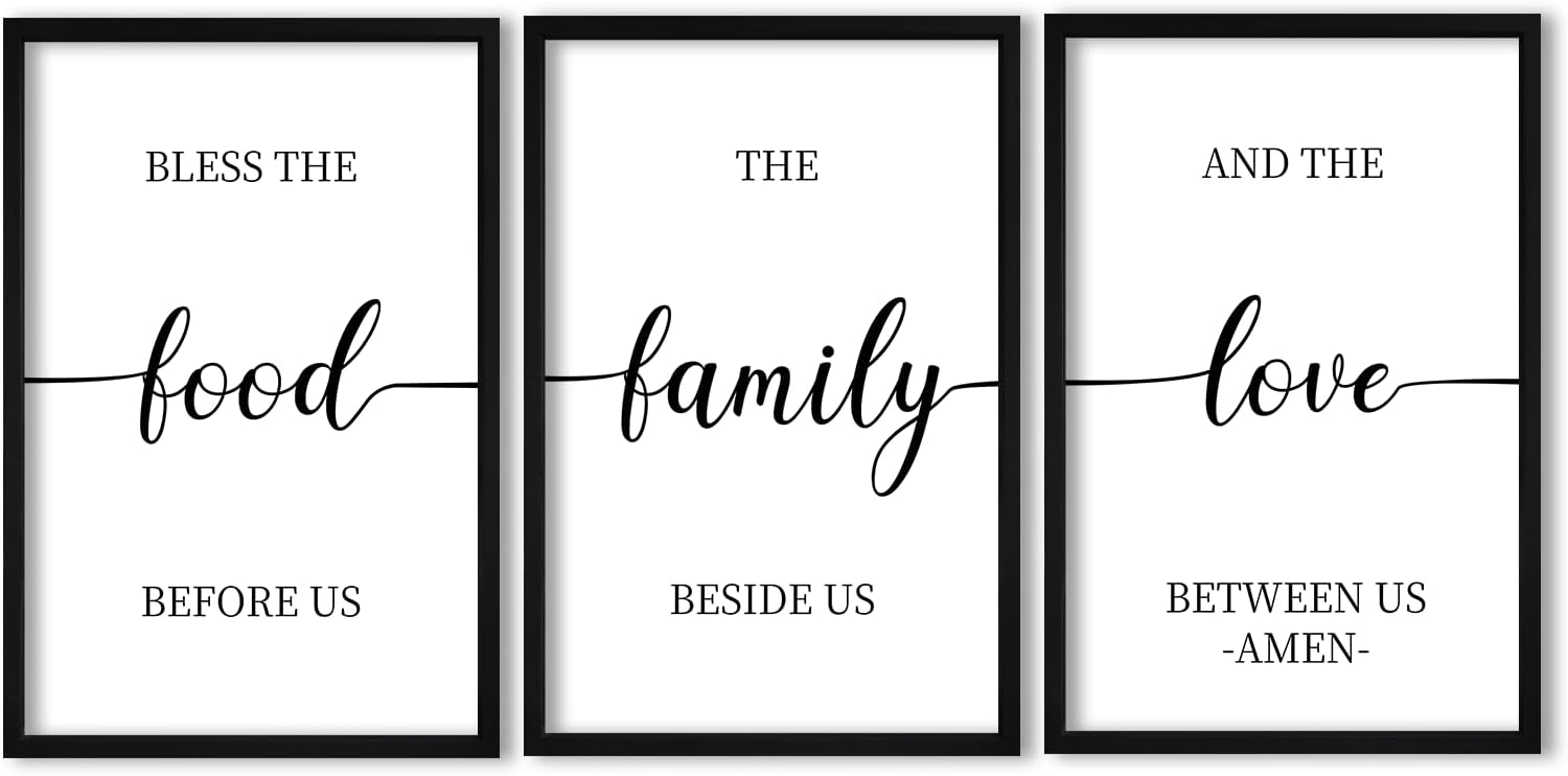 Framed Farmhouse Black Wall Art — 24" — 16"L x 11"W