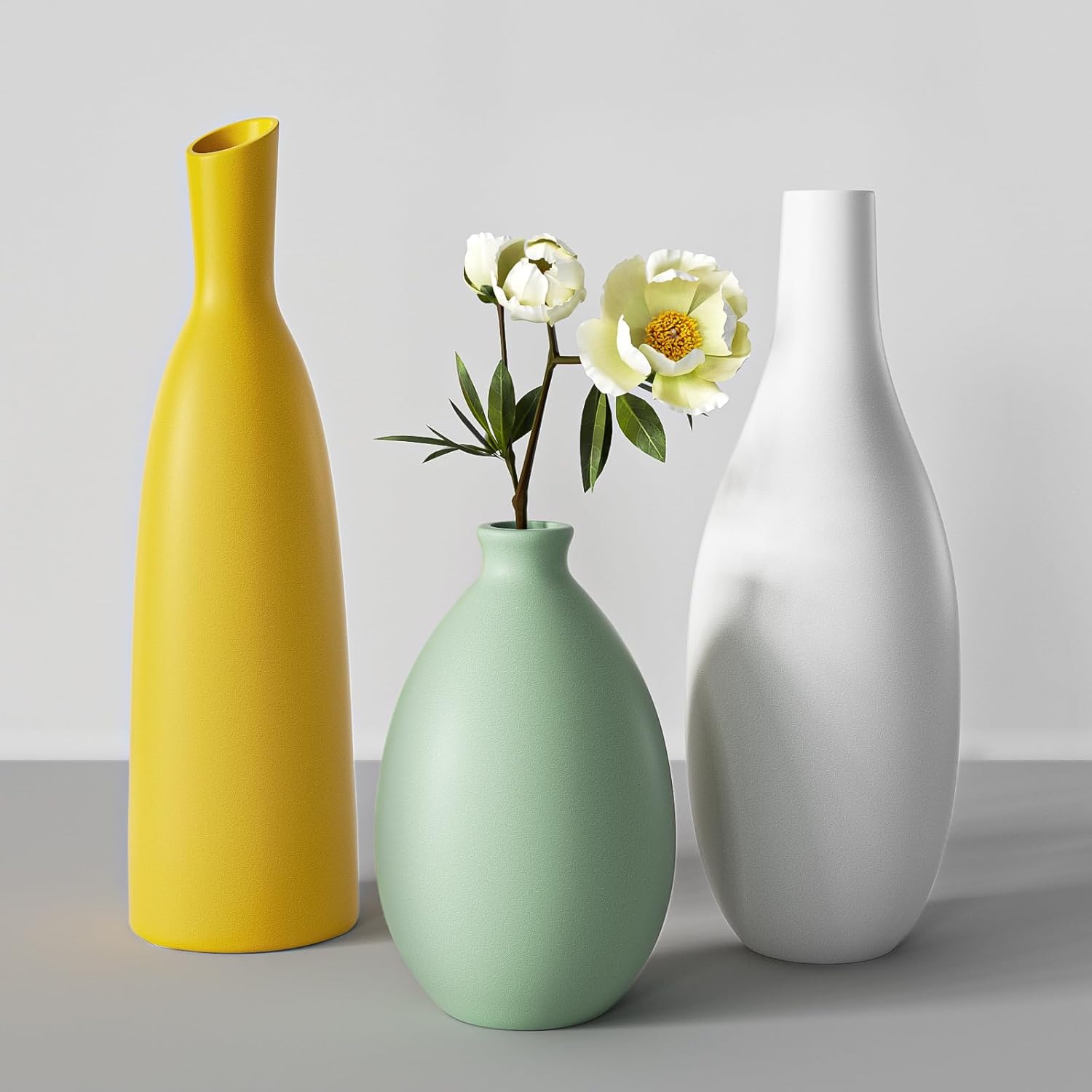 Farmhouse Black Flower Vase — Multicolor