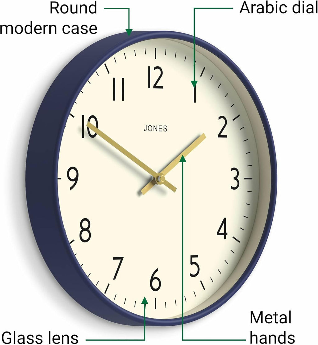 Round Modern Wall Clock — 12" - View 5