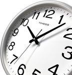 Battery Operated Modern Brown Wall Clock — 11" - View 2