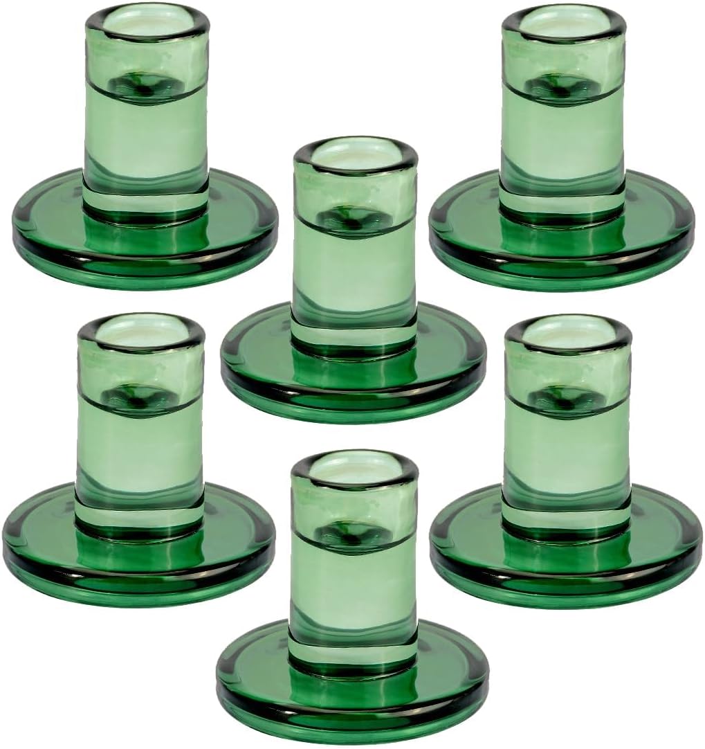 Luxe Gold Candle — 8" — Green