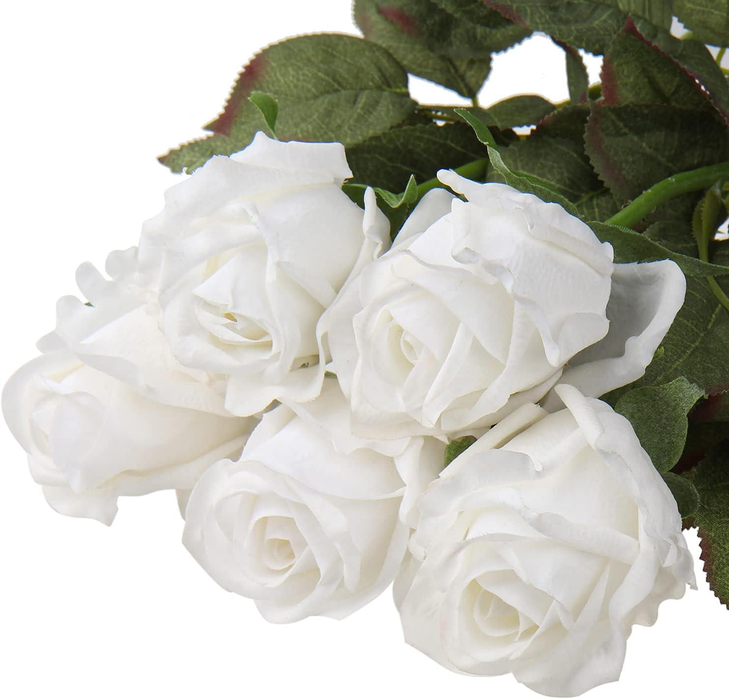 Blue Artificial Plant — 24" — White