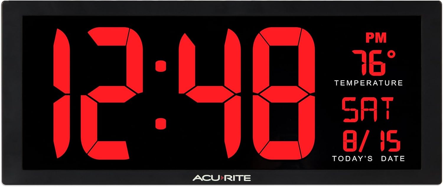 Oversized Wall Clock — 14.5" — 14.5-Inch