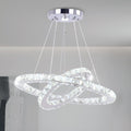Adjustable Luxe Metal Chandelier — 8"