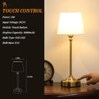 Cordless Luxe Black Table Lamp - View 6