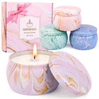 Scented Metal Candle Set