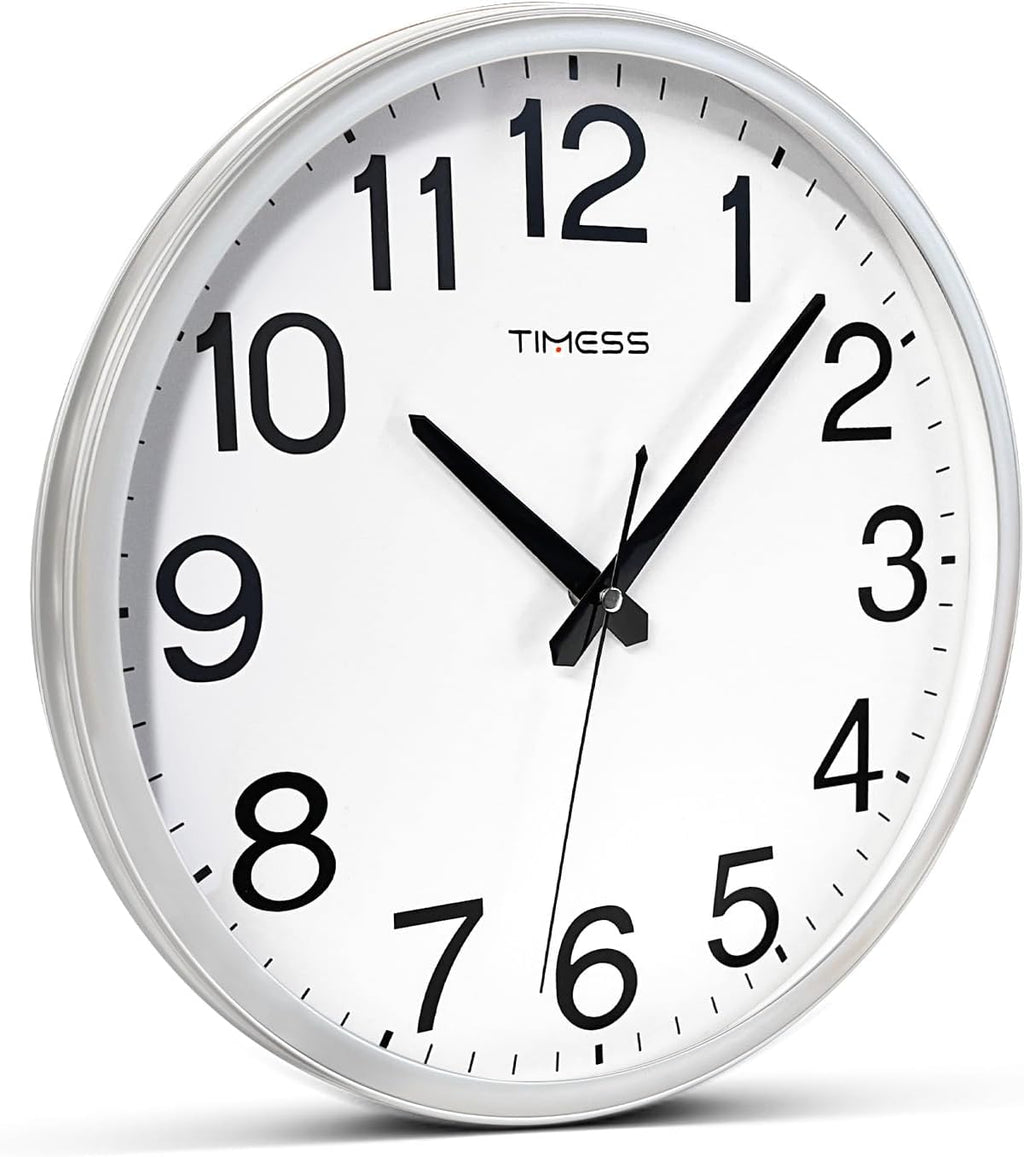 Battery Operated Modern Brown Wall Clock — 11" - View 4