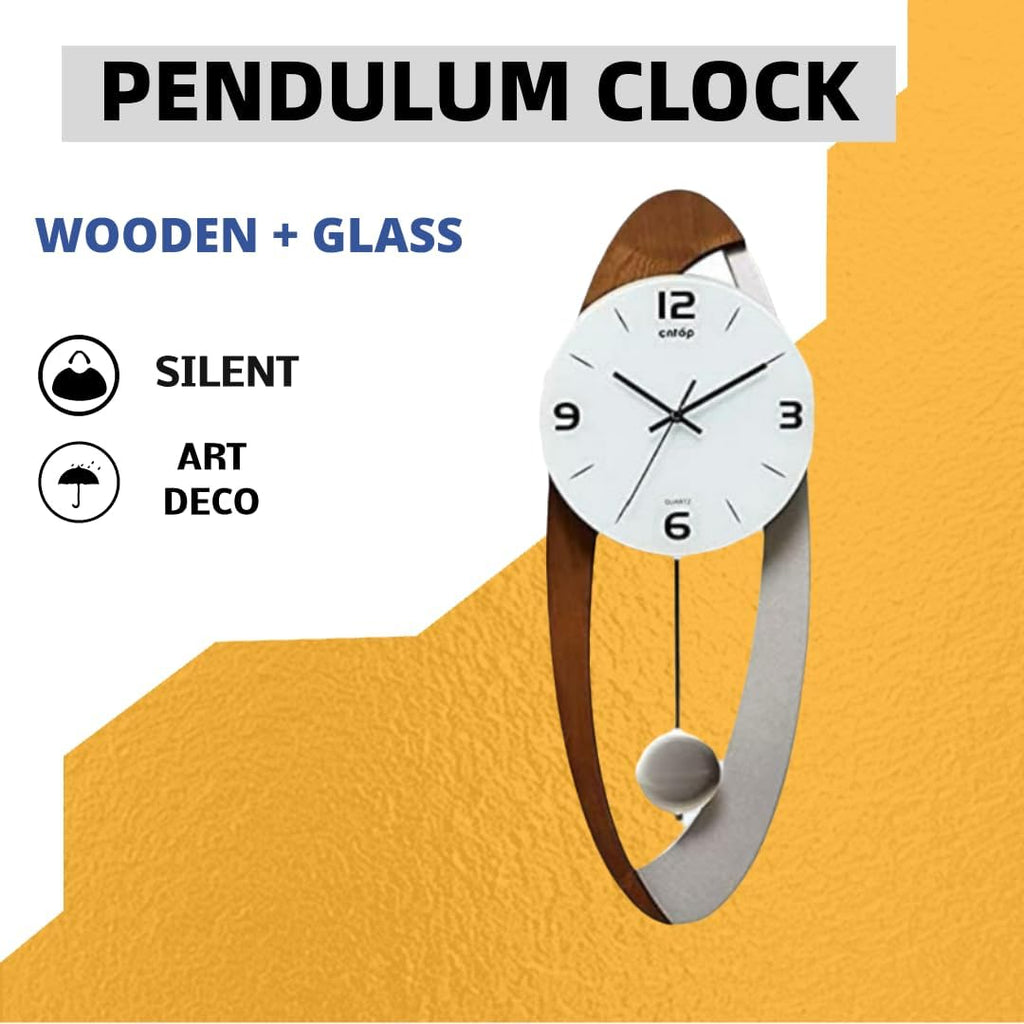 Modern Wood Wall Clock - View 6