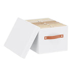 Beige Storage Bin — 13"
