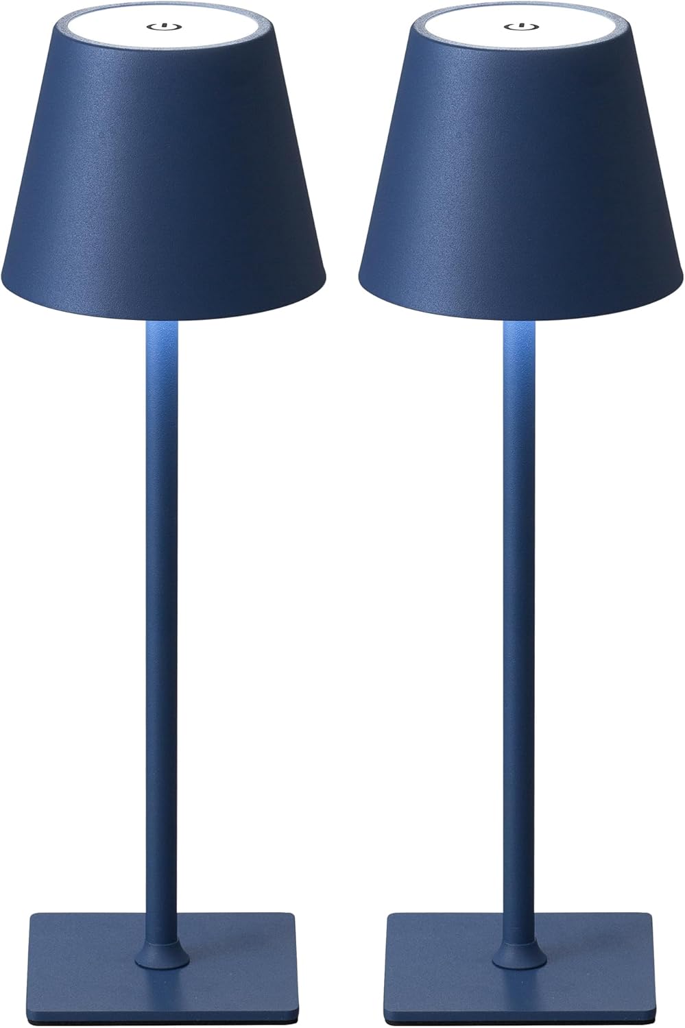 Cordless Black Desk Lamp — Blue-2