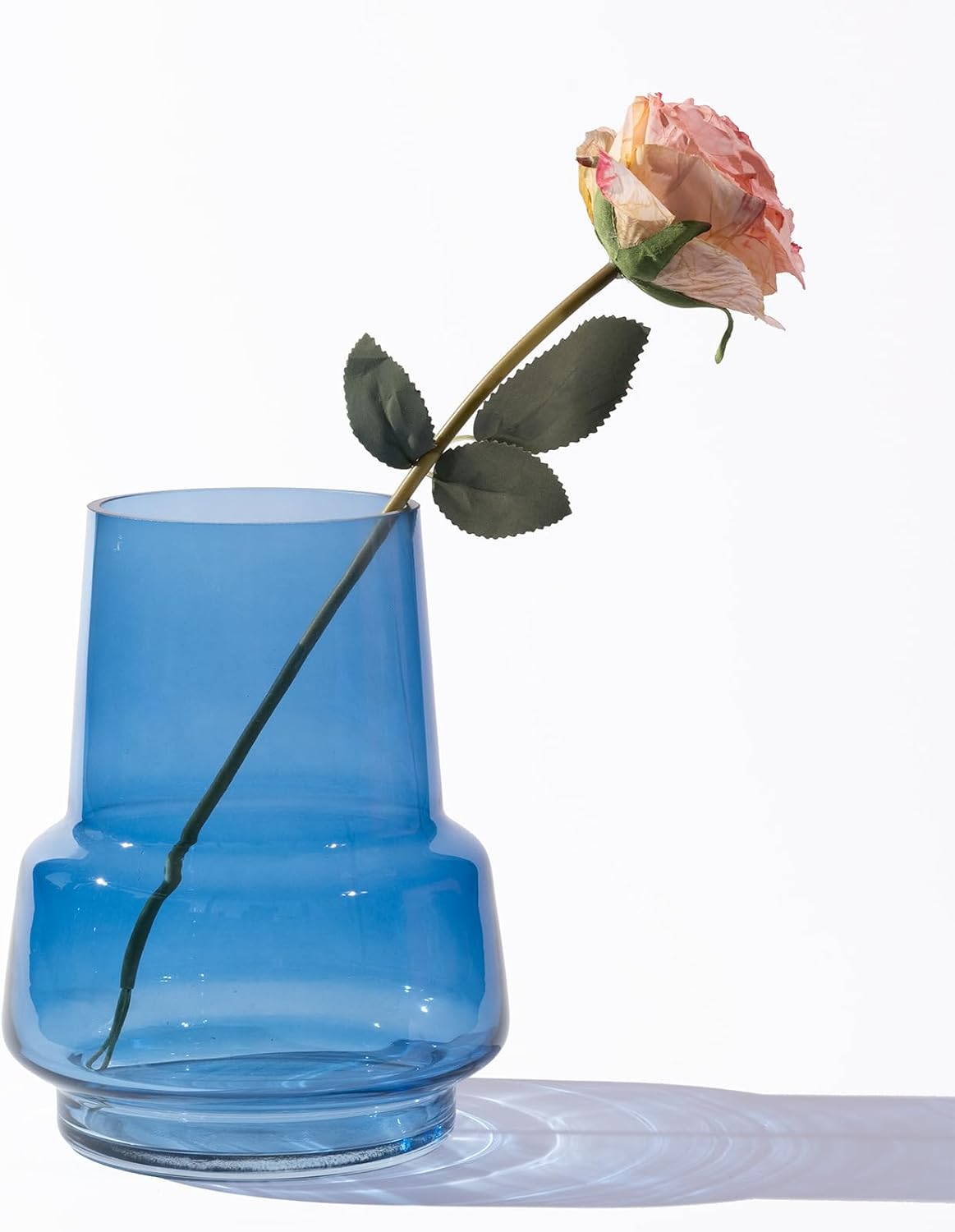 Modern Blue Flower Vase — 3" — Blue