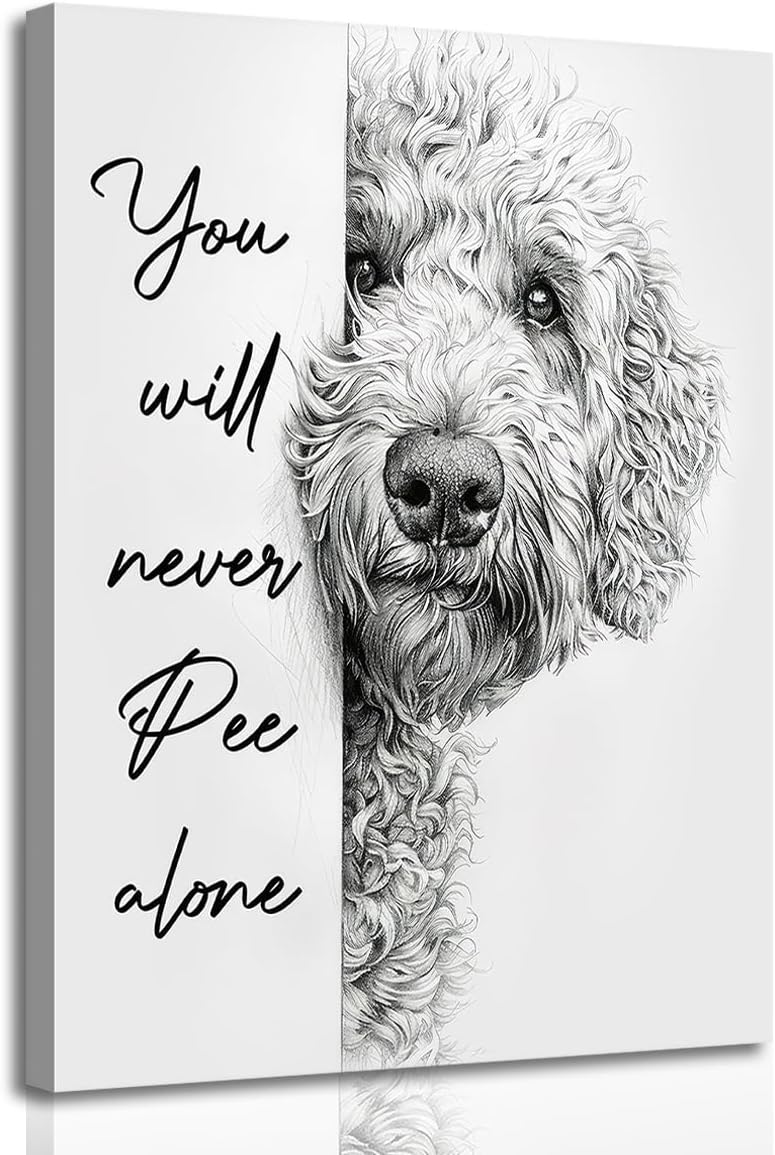 Luxe Black Canvas Wall Art — 12" — Black and White