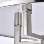 Metal Chandelier — 4-Light - View 7