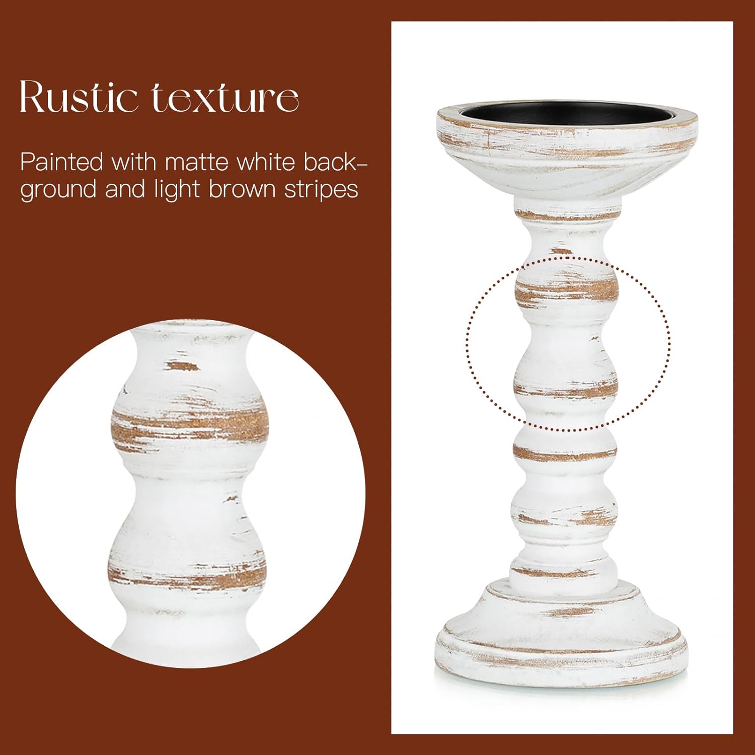 Farmhouse Black Candle — Set of 3 - View 6