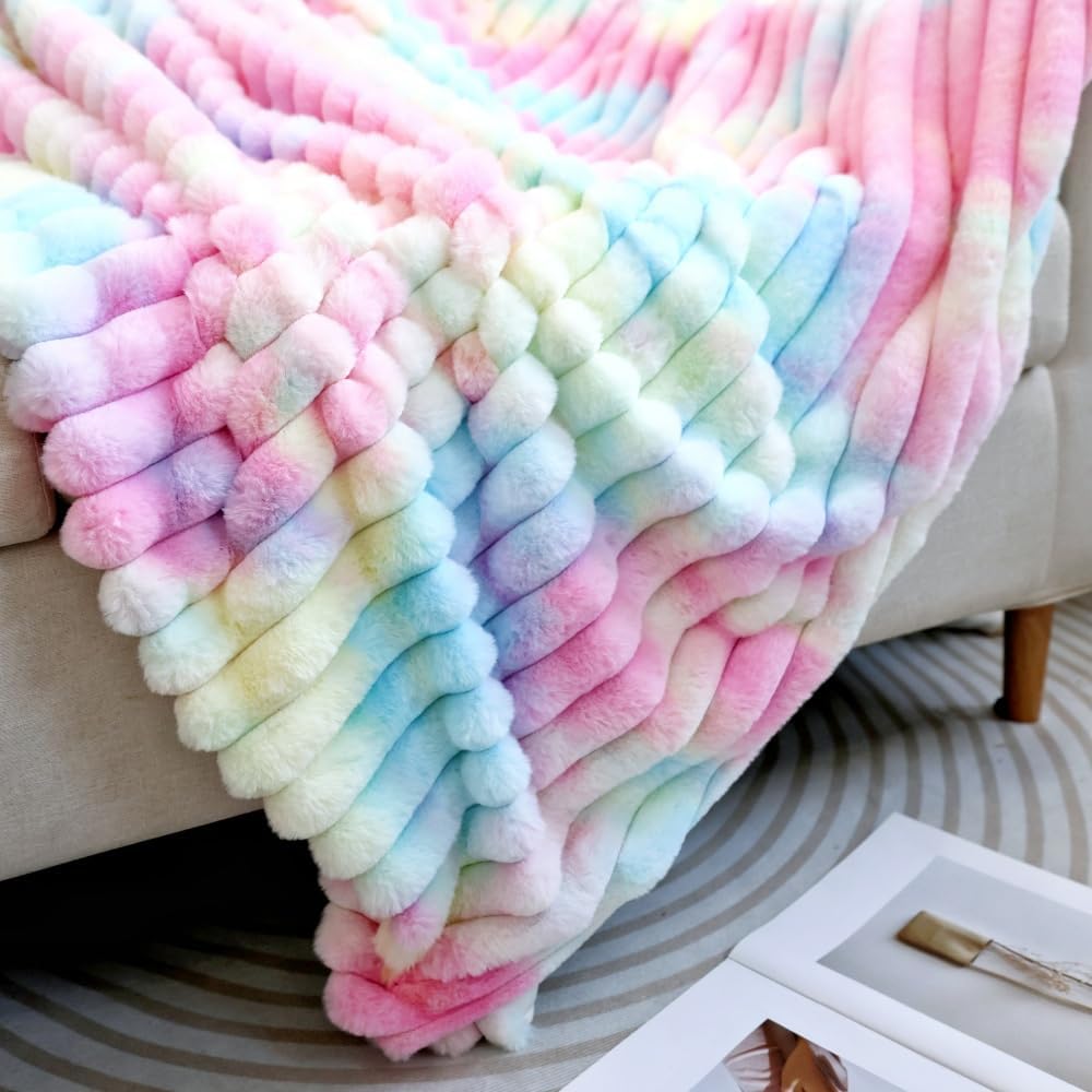 Beige Throw Pillow — 51" - View 6