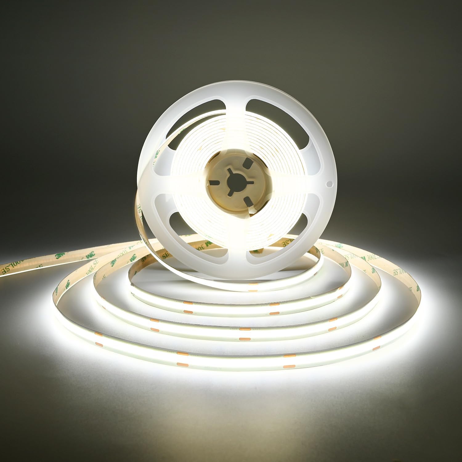Dimmable Beige LED Strip Lights — Cool White 6500K