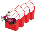 Black Storage Basket — Red