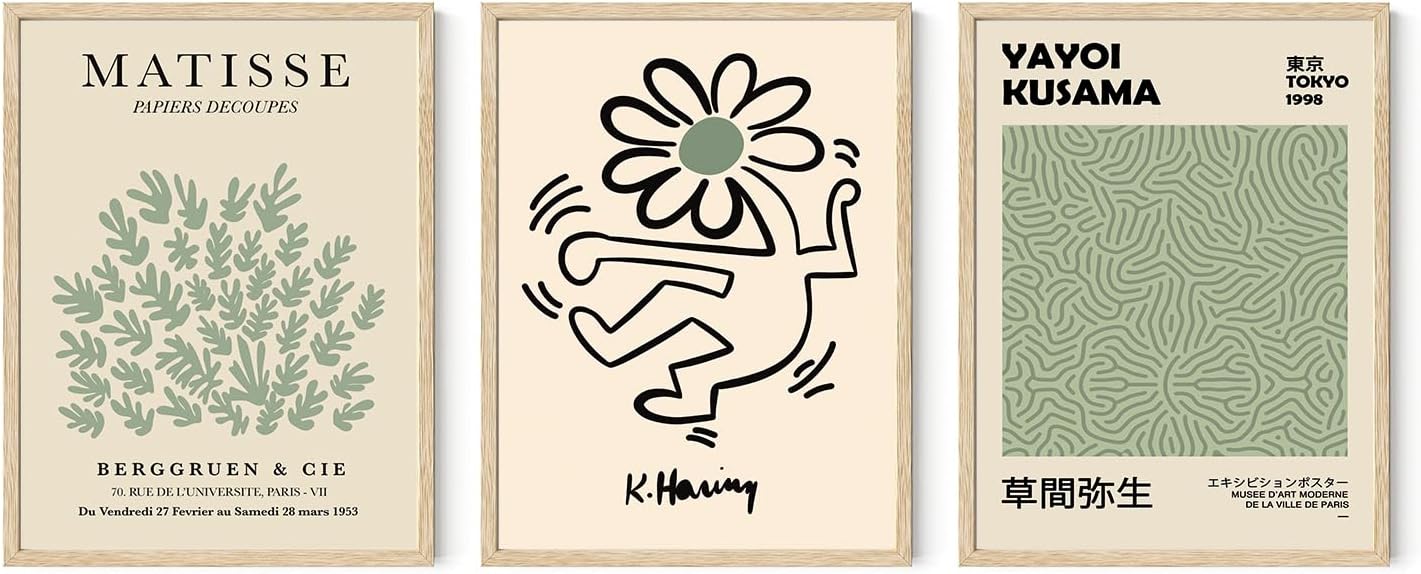 Unframed Metal Wall Art Print — 8" — 12"x16"x3PCS UNFRAMED
