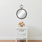 Round Farmhouse Metal Mirror — 21.1" - View 6