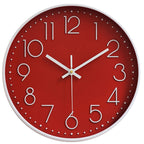 Battery Operated Black Wall Clock — 12"