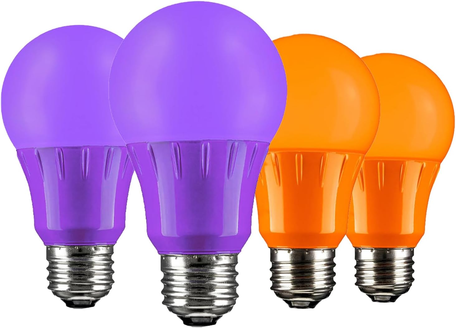 Dimmable Blue Smart Bulb — Set of 1 — Orange & Purple