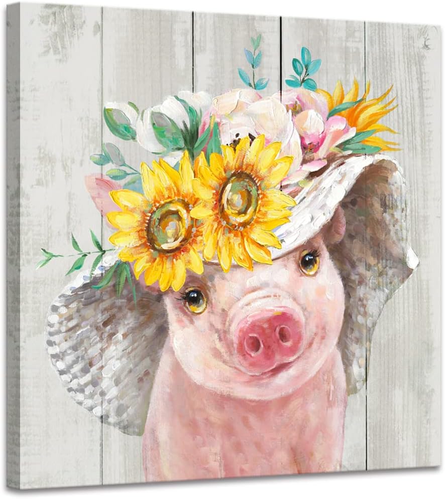 Framed Farmhouse Fabric Wall Decor — 10" — 12"L x 12"W