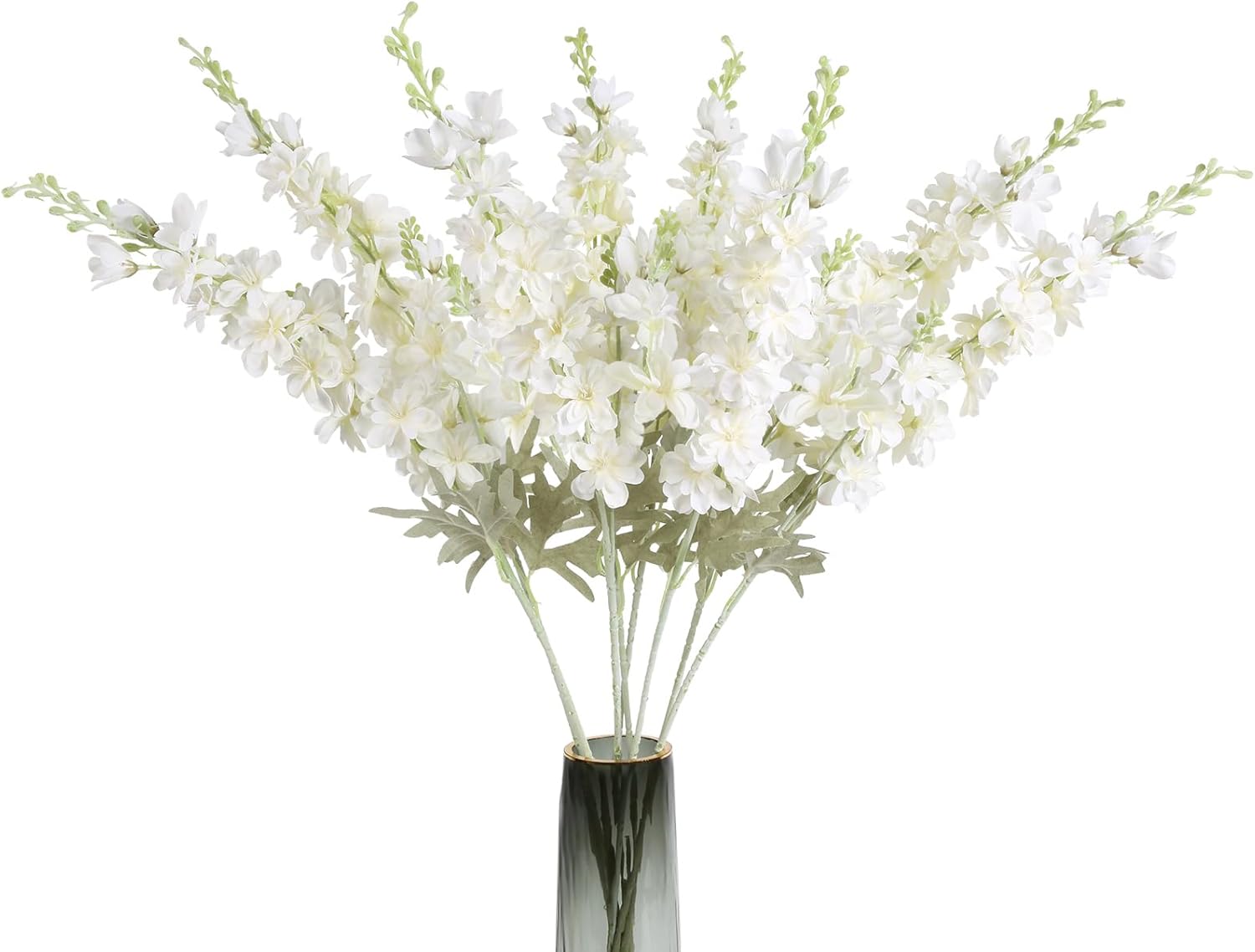 Blue Artificial Flowers — White