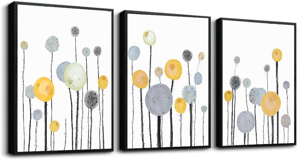 Framed Modern Beige Wall Art — 12" — 16x24 Inches