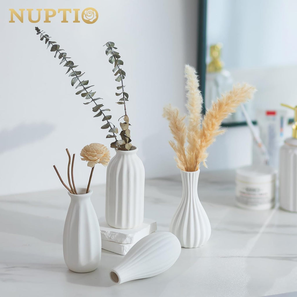 White Vase — Set of 4 - View 2