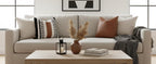 Boho Beige Throw Pillow Cover — 18" - View 9