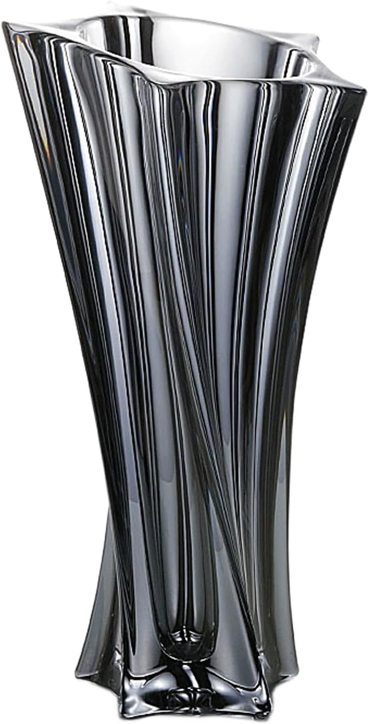 Luxe Grey Decorative Vase — Smoke Gray