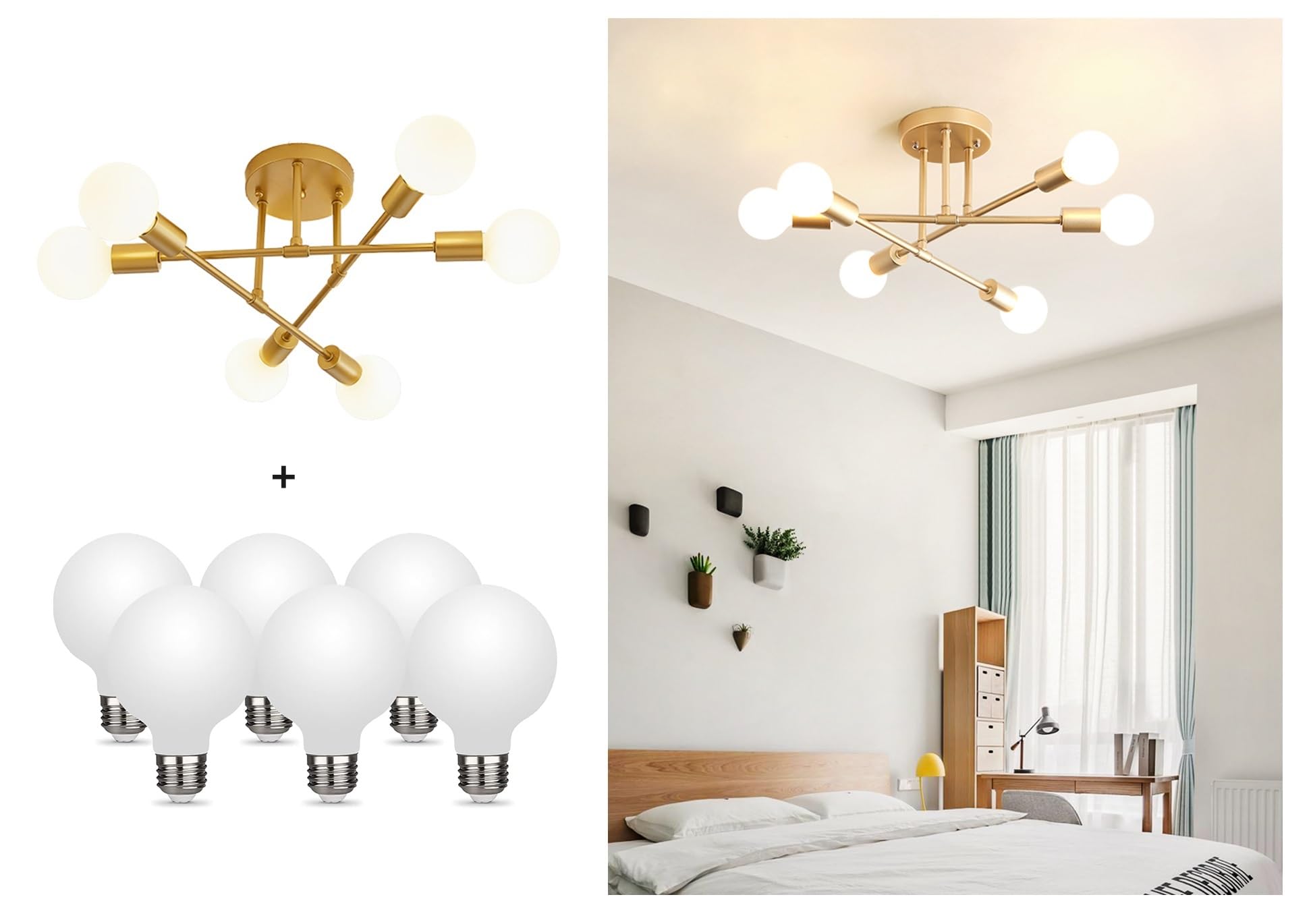 Luxe Black Smart Bulb — 6-Light