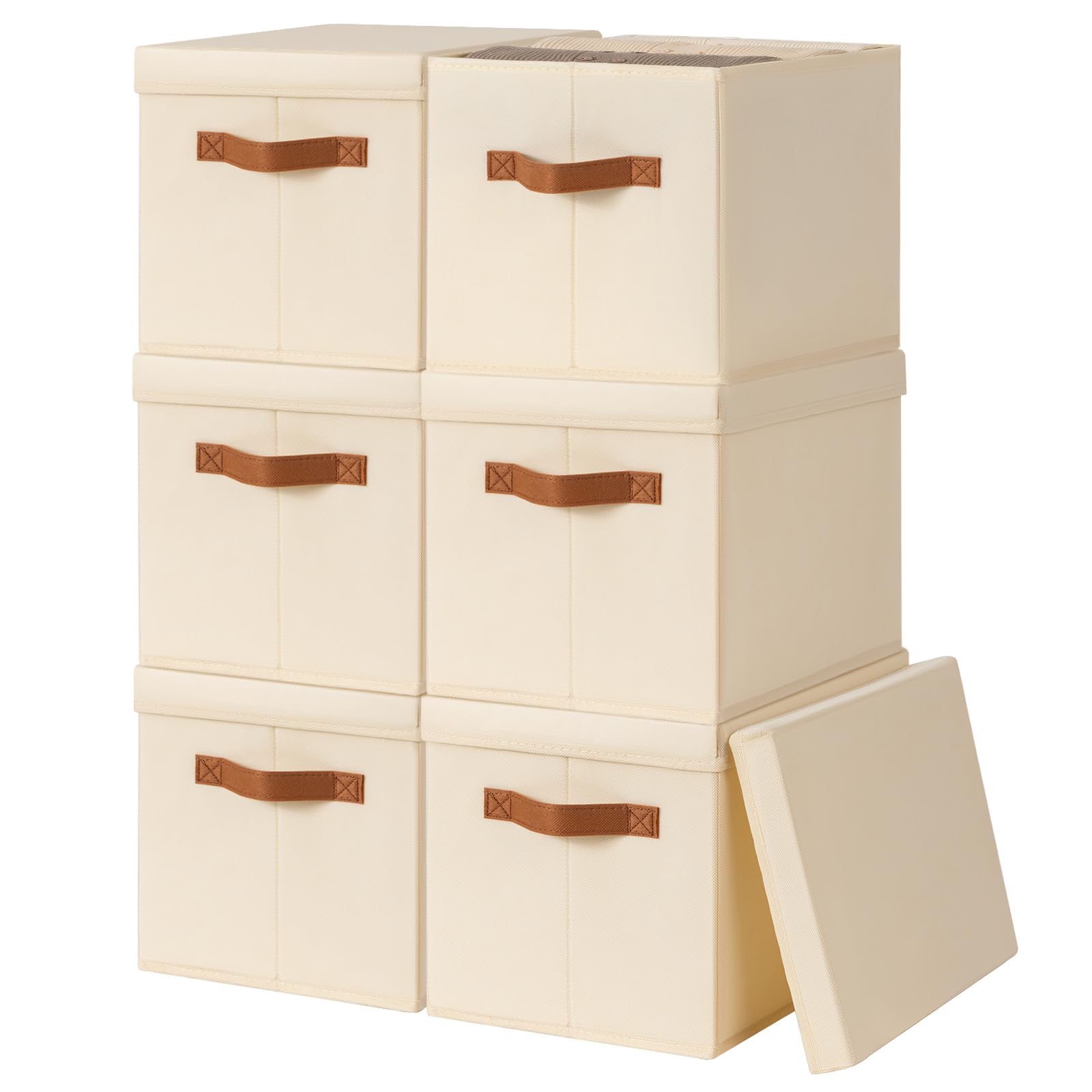 Beige Storage Bin