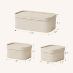 Beige Storage Basket — Set of 3 - View 4
