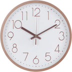 Battery Operated Luxe Glass Wall Clock — 12" - View 9