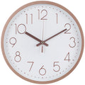 Battery Operated Luxe Glass Wall Clock — 12"